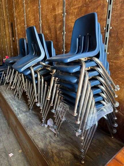 Large Lot - Classroom Furniture - Kid's Chairs and Desks image