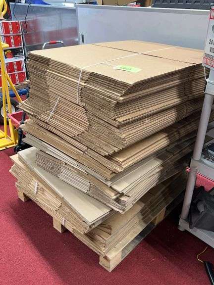 (1) Pallet of packing boxes image