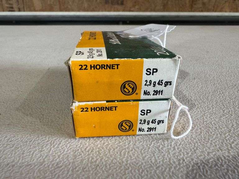 Lellier & Bellot 22 Hornet Ammo - (2) Boxes of 20 image