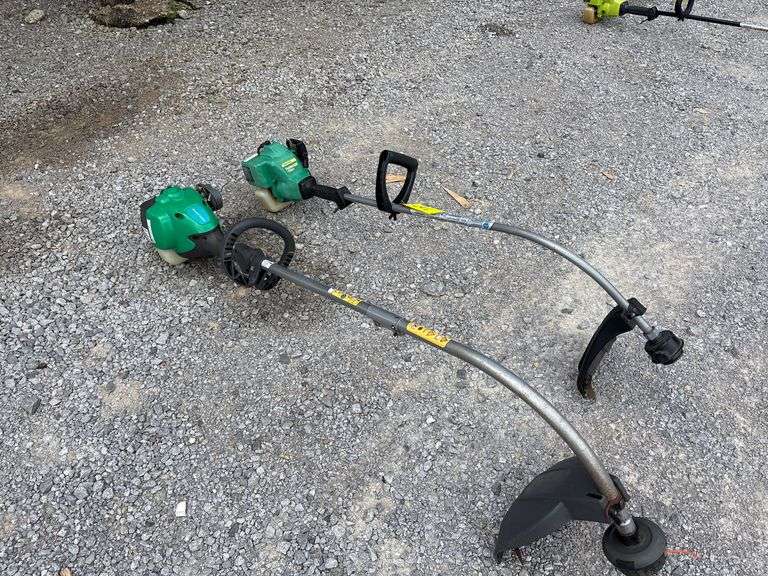 (2) Weed Eater Brand 2 Cycle Gas Curved Shaft String Trimmer image