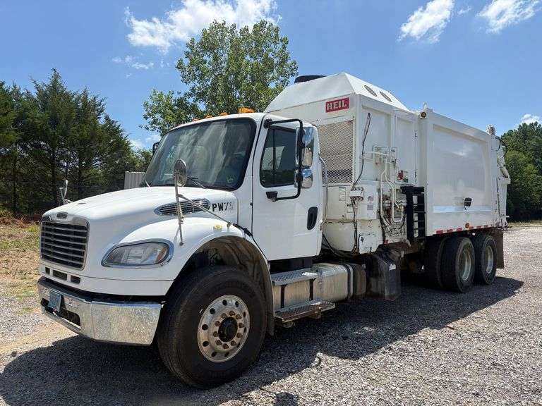 2018 Freightliner M2 Side Load Garbage Truck image