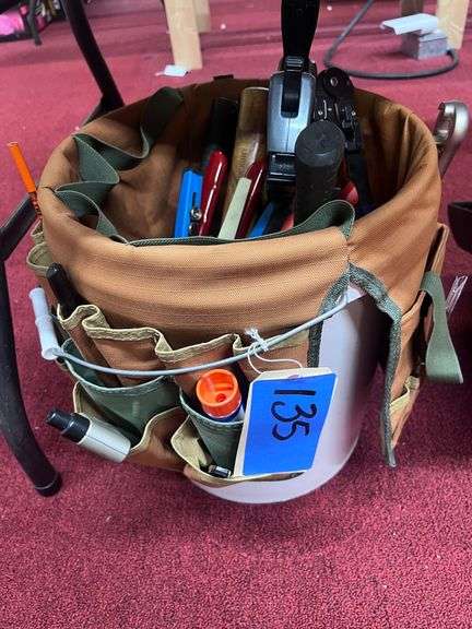 Bucket of various tools image