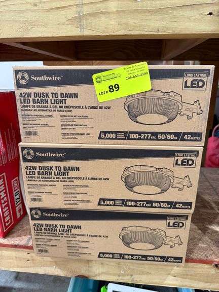 (3) New Southward Dusk to Dawn LED Light - 5,000 Lumen image