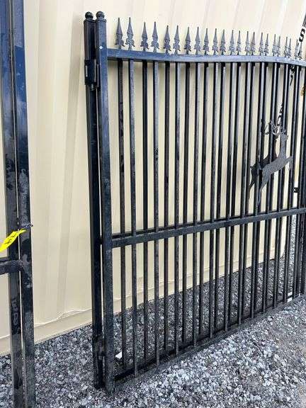 2025 Miva Unused Decorated Entrance Gates, Pair