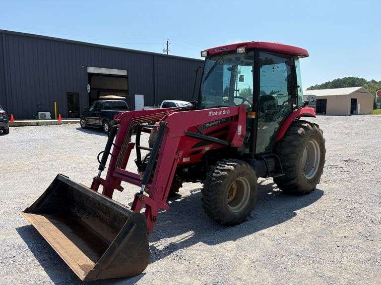 Mahindra 5010 Enclosed Cab Tractor with Front End Loader image