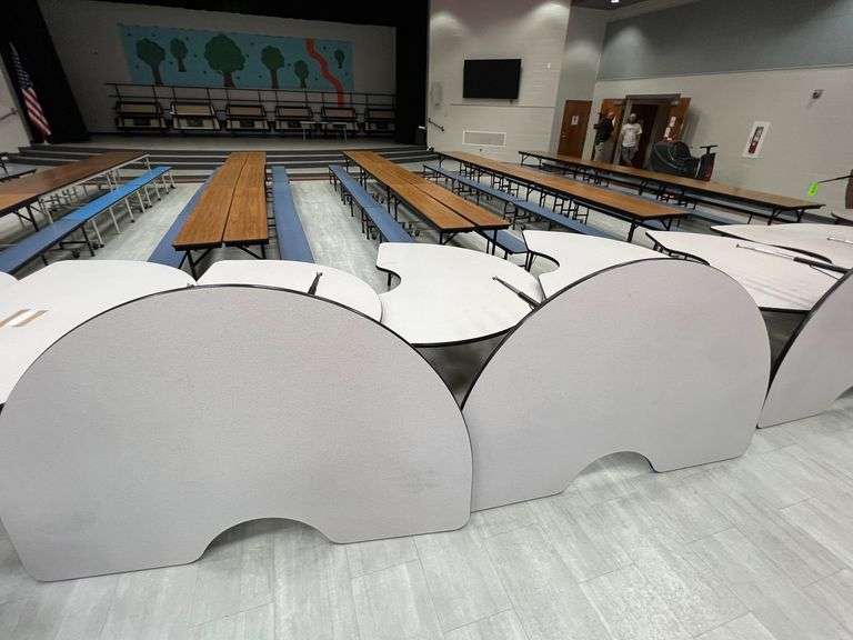 (5) Gray Classroom Kidney Tables image