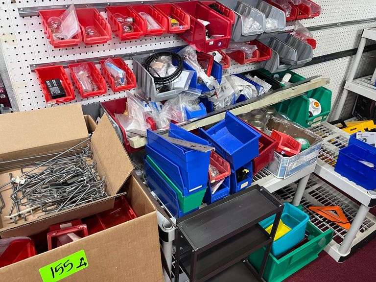 LARGE Lot of misc Reel parts and part bins
