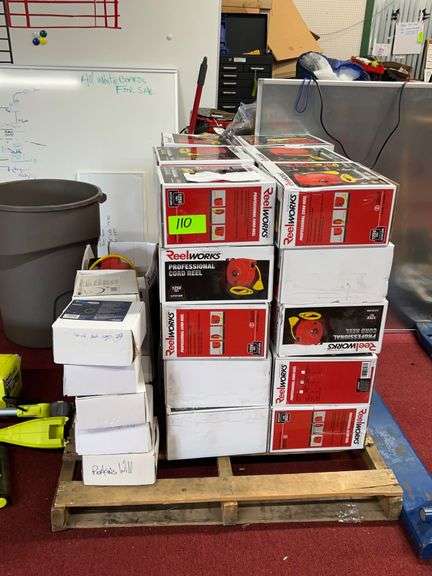 Pallet of Professional Cord Reels