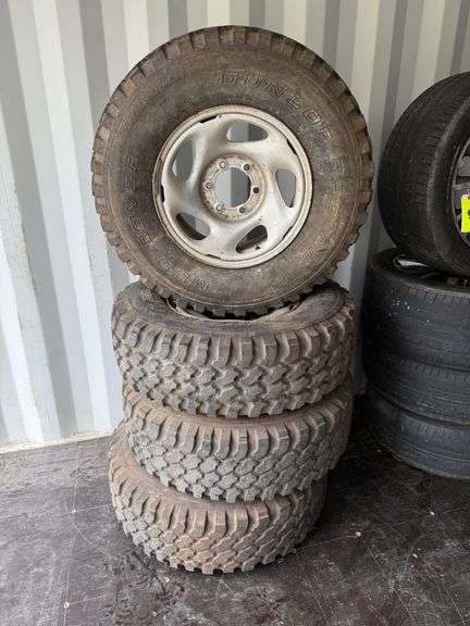 (4) Toyota Mud Tires - Dunlop Mud Rover LT265/75R16 image