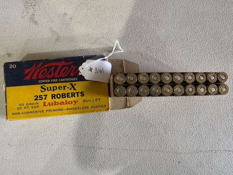 Western Super X 257 Roberts Ammo - (1) Box of 20 image