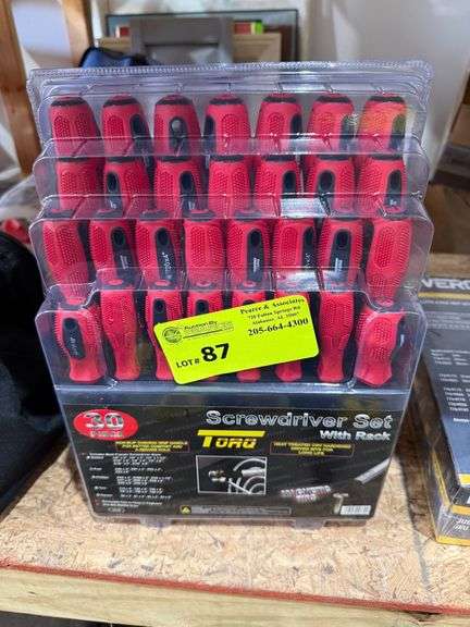 30pc TORQ Screwdriver Set with rack image