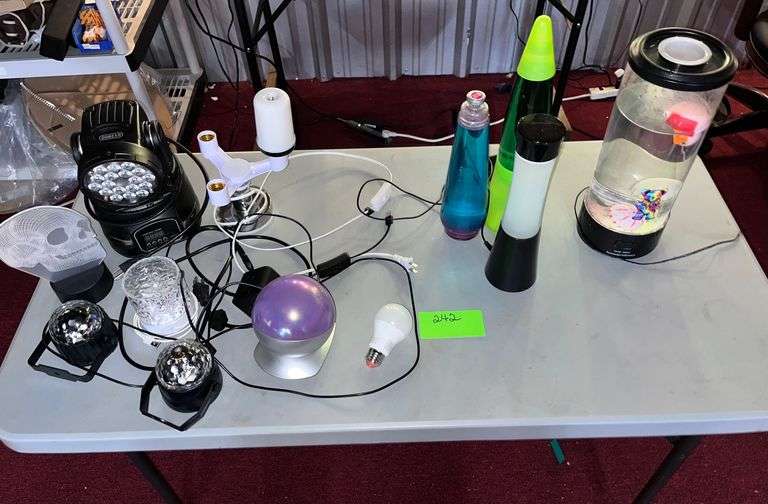 Table with all lamps on top image
