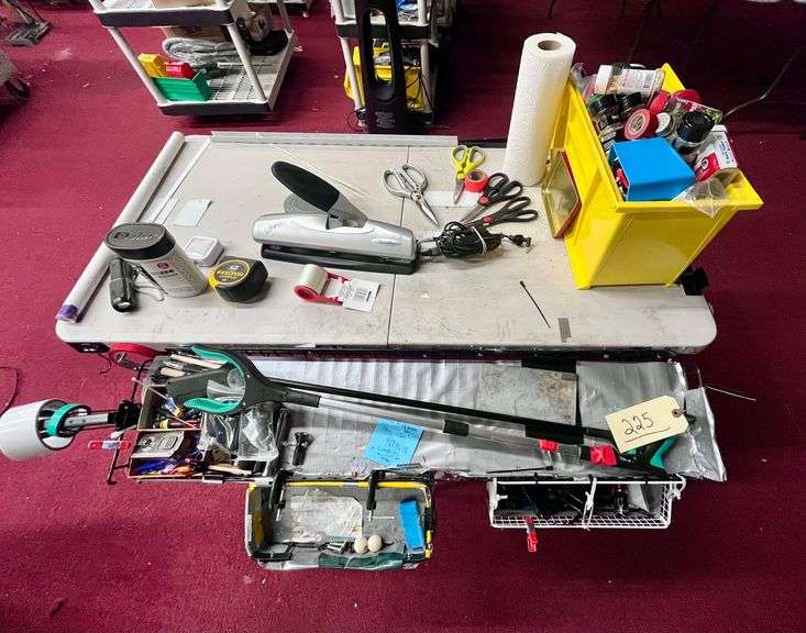 Work table with all contents image