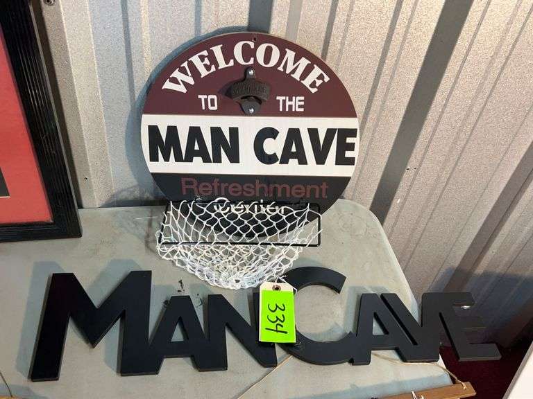 (2) Man Cave Signs image