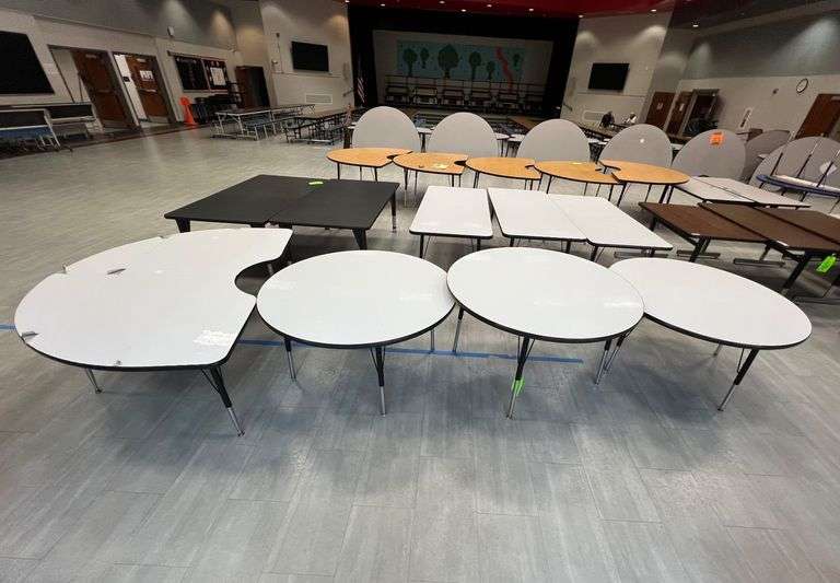(4) Classroom Dry Erase Top Tables image