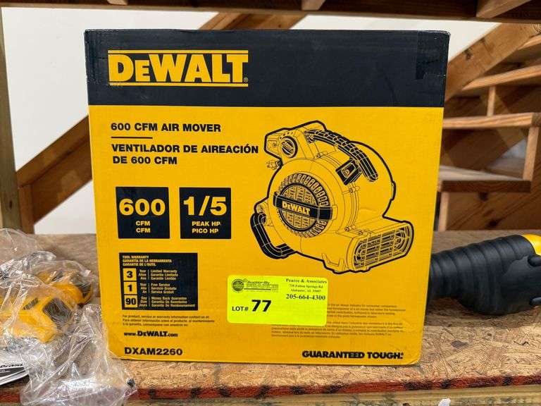 New Dewalt Air Mover, DXAM 2260 image