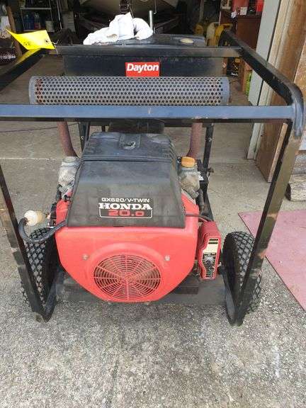 Dayton 10,000 Watt Generator Honda 20.0 V Twin