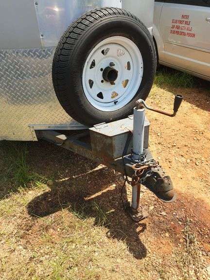 12 ft Haulmark Transport DLX Motorcycle Carrier with Solar Panel