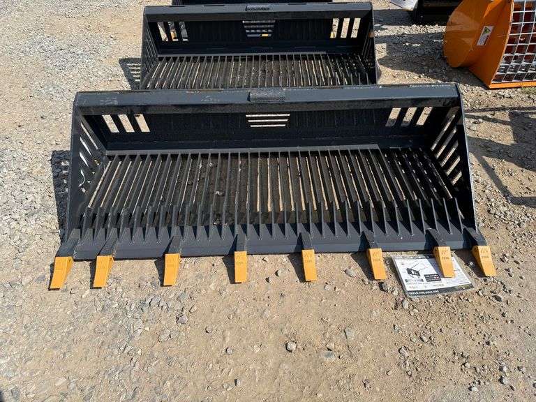 2025 Landhonor Unused RB-14-78W Skidsteer 78in Rock Bucket image