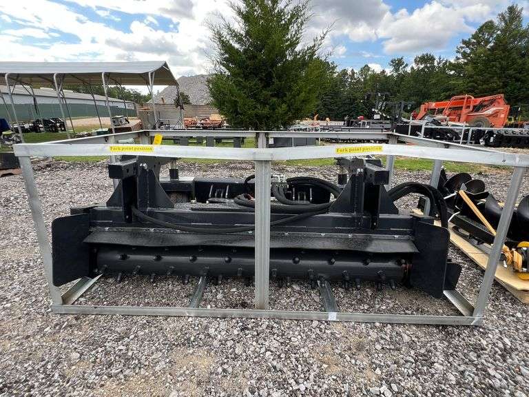 2025 Landhonor Unused PR-12-72W Skidsteer 72in Power Rake image