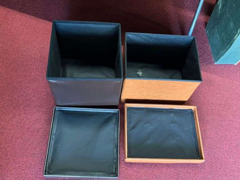 (2) Decorative Storage Bins