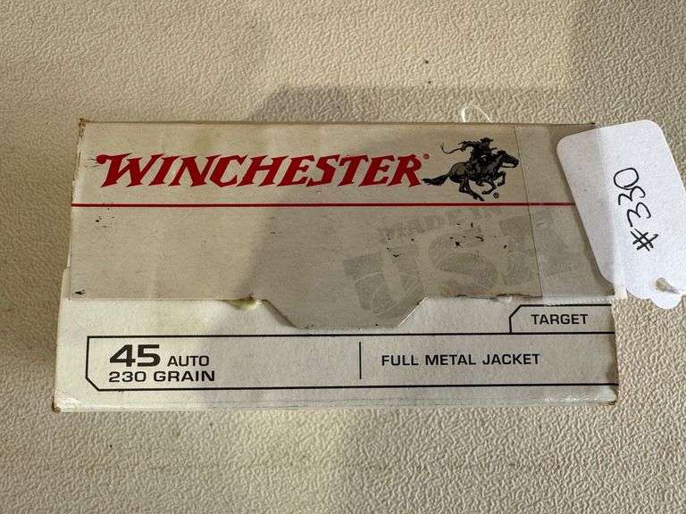 Winchester 45 Auto Ammo - (1) Box of 100 image
