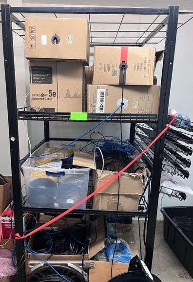 Metal Shelf with all contents image