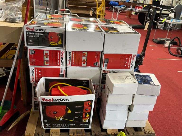Pallet of Professional Cord Reels image