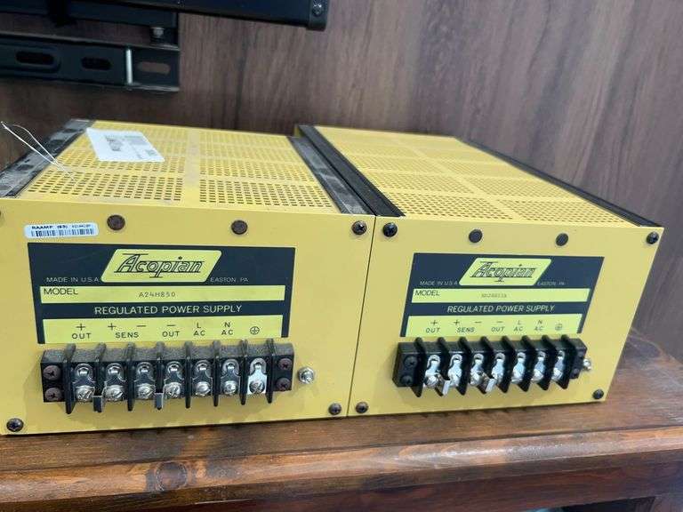 (2) Acopian Regulated Power Supplies image