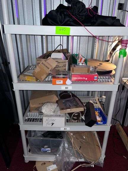 Plastic Shelf with Contents image
