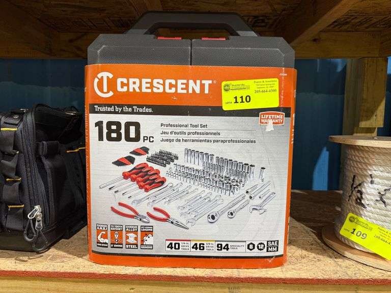 New Crescent 180 Pc Professional Tool Set image