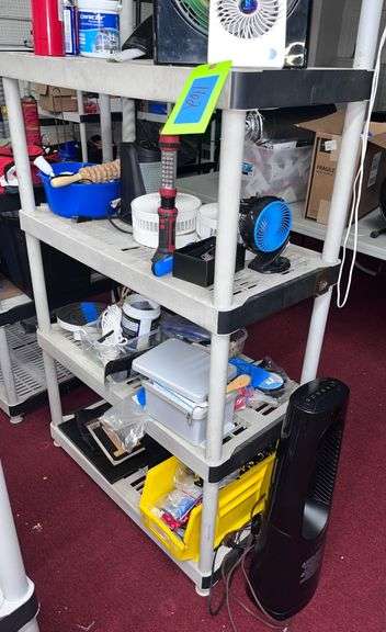 Shelf with all contents