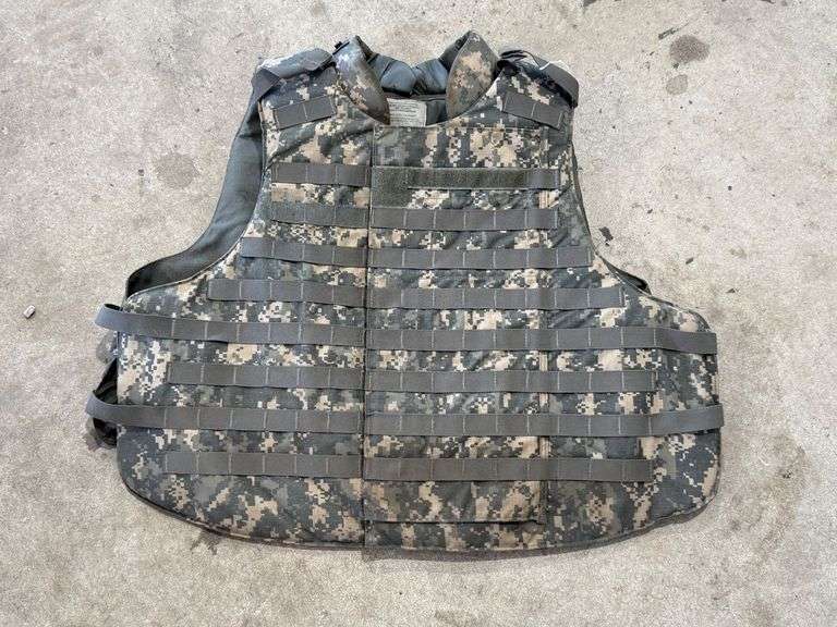 Body Armor, Interceptor, Yoke and Collar Outershell with Ballistic Panels, Size: XXL image
