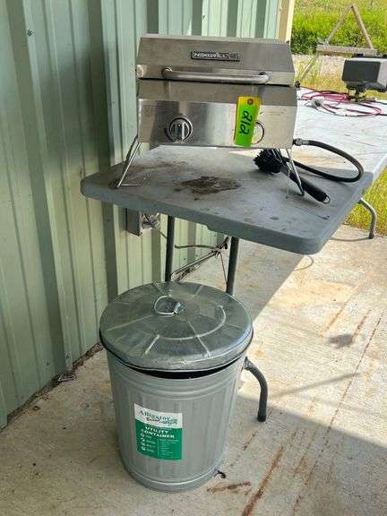 NexGrill - Gas - and Metal trashcan image