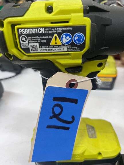Ryobi ONE + HP Brushless 18 V Drill with Charger
