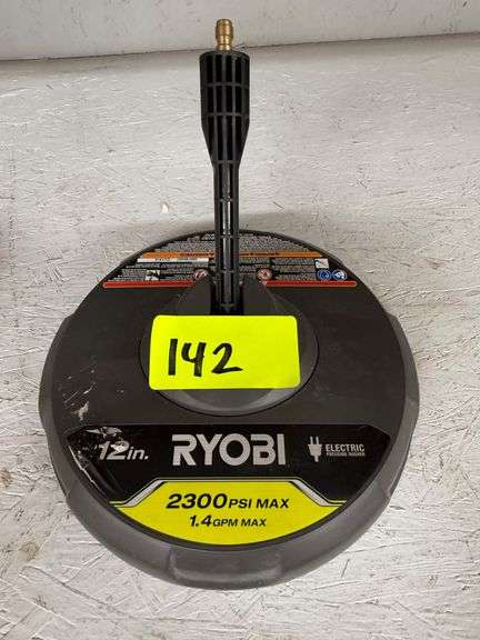 RYOBI 12in 2,300 PSI Electric Pressure Washer Surface Cleaner image