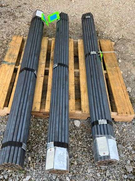 Lot - (37) 7/8" A36 Steel Round Rods image