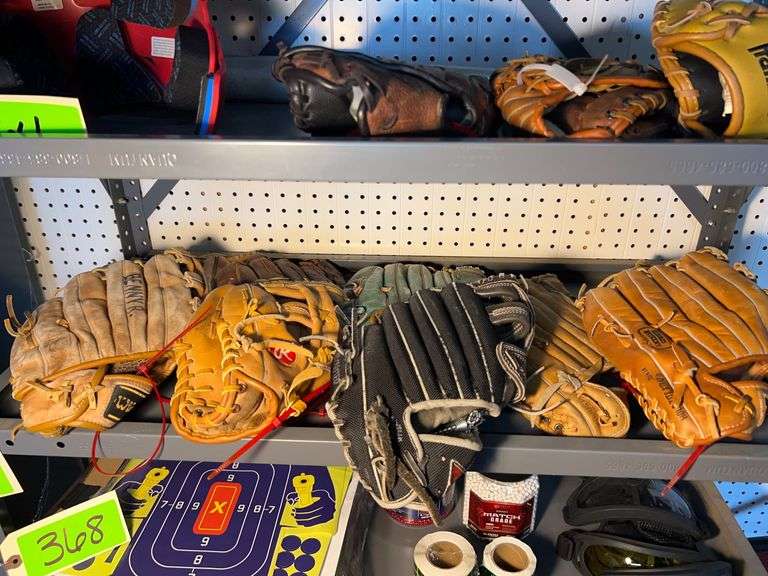 (9) Baseball gloves image