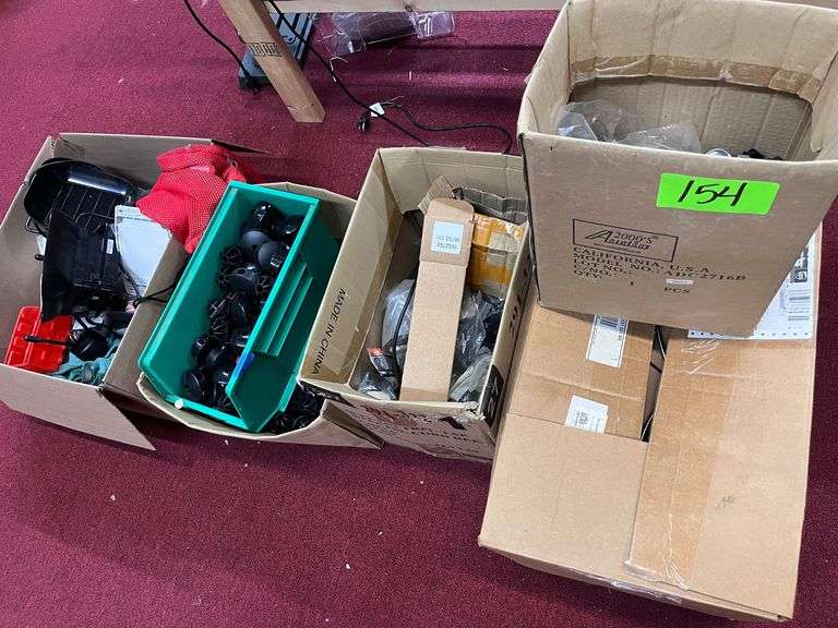 (5) Boxes Misc Reel Parts