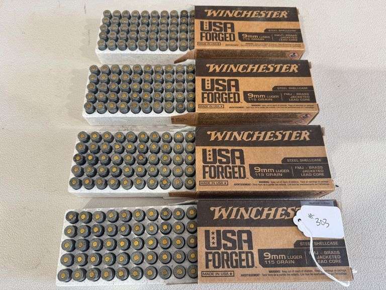 Winchester 9mm Luger - (4) Boxes of 50 image