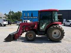 Mahindra 5010 Enclosed Cab Tractor with Front End Loader