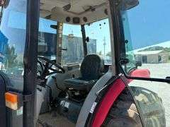 Mahindra 5010 Enclosed Cab Tractor with Front End Loader