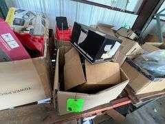 (2) Pallets of misc reel parts and wire