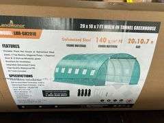 2025 Landhonor Unused LHR-GH2010 20x10x7' Walk-In Greenhouse