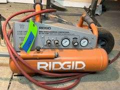 Rigid Mini wheelbarrel 5 gallon 90 PSI Compressor