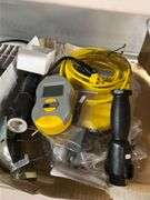 (2) Shelves with all contents:  Work light, retractable cord reels, misc parts