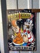 (5) Metal Circus Signs