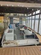 28 ft Pontoon Boat on trailer