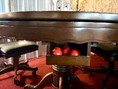 Poker Table with (4) Chairs