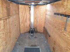 12 ft Haulmark Transport DLX Motorcycle Carrier with Solar Panel